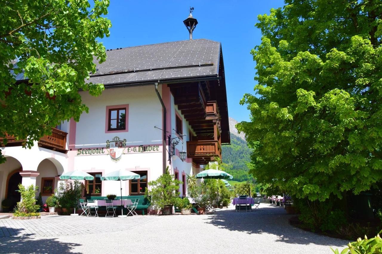 Seehotel Huber Sankt Gilgen Exterior foto